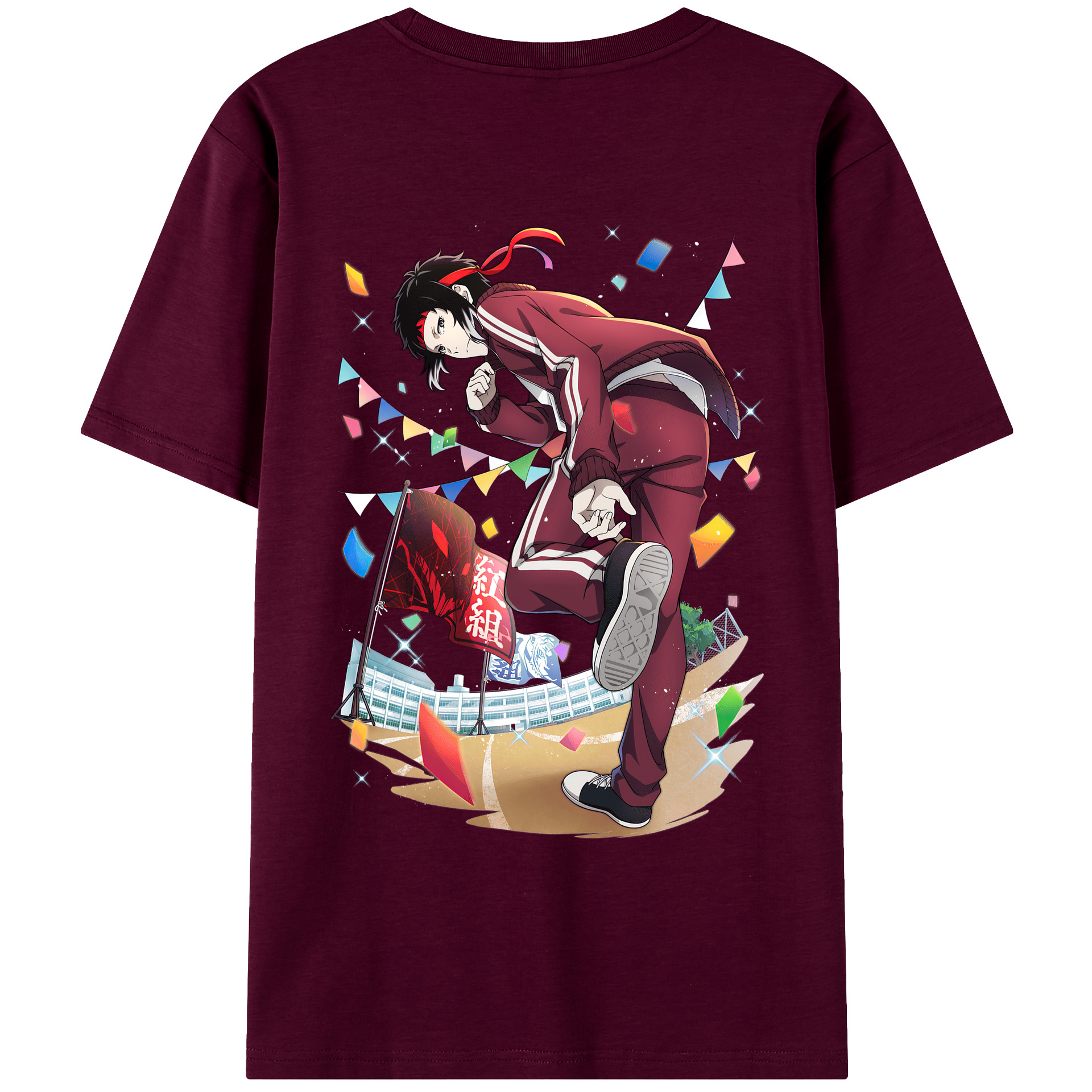 （画像用） 文豪ストレイドッグス Bungo Stray Dogs レディース半袖Tシャツ(バックプリント)